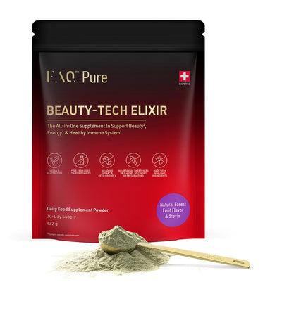 Harrods FAQ Pure Beauty-Tech Elixir Forest Fruit Supplement (432g)- Buy online at McGrocer