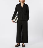Max Mara Linen-Blend Abissi Culotte Trousers, imported from the UK