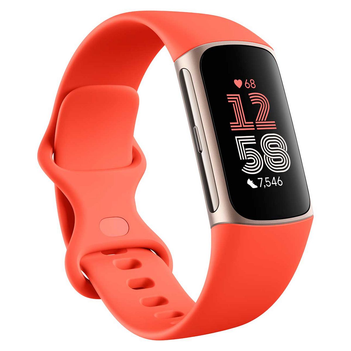 Fitbit Charge 6 Coral & Gold GOODS Boots   