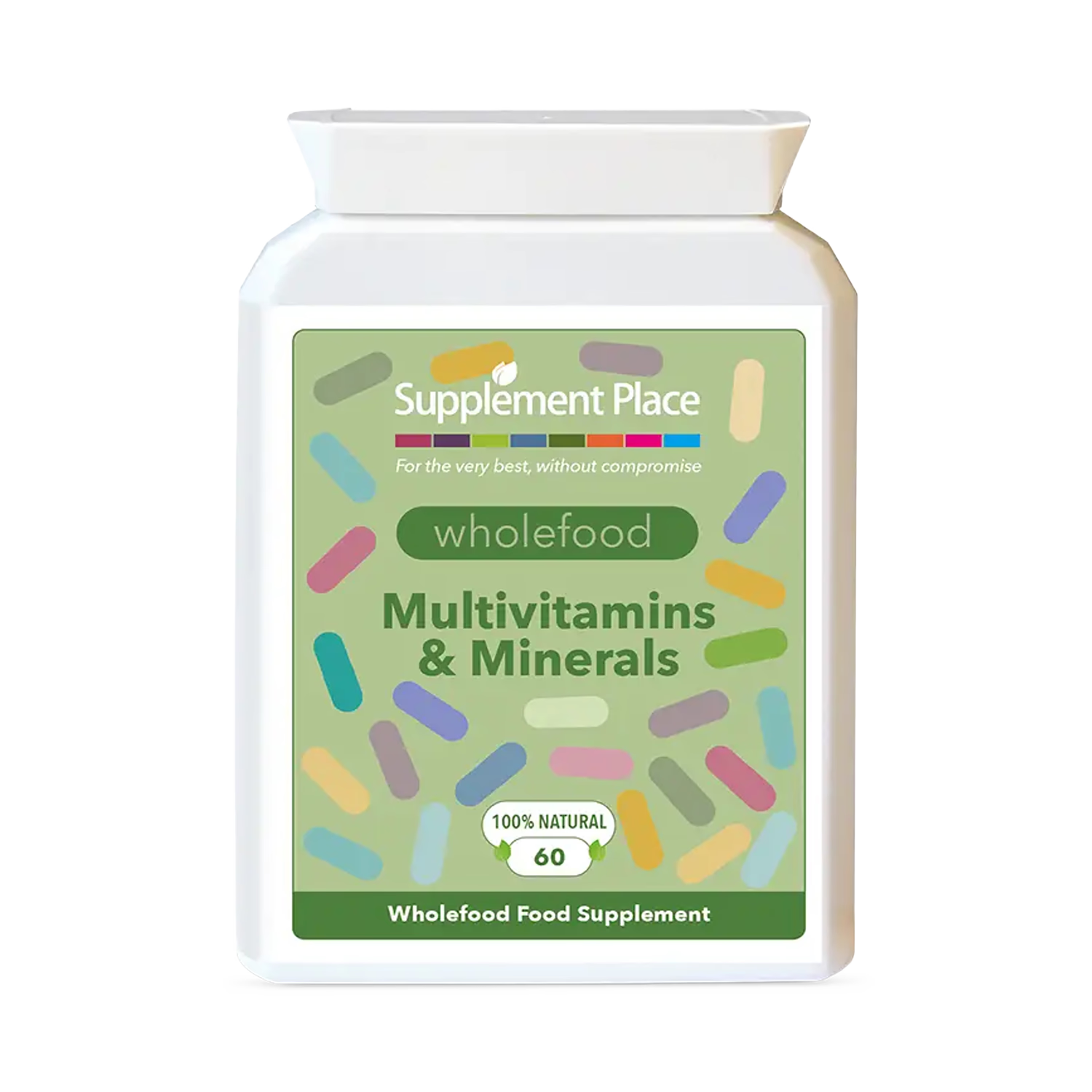 Supplement Place wholefood multivitamins minerals 60 capsules, UK version