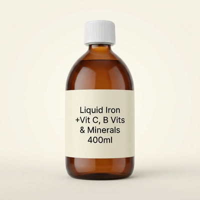 Holland & Barrett Holland & Barrett Iron + B Vits, Vit C & Minerals Orange Flavour Liquid Supplement 500ml- Buy online at McGrocer