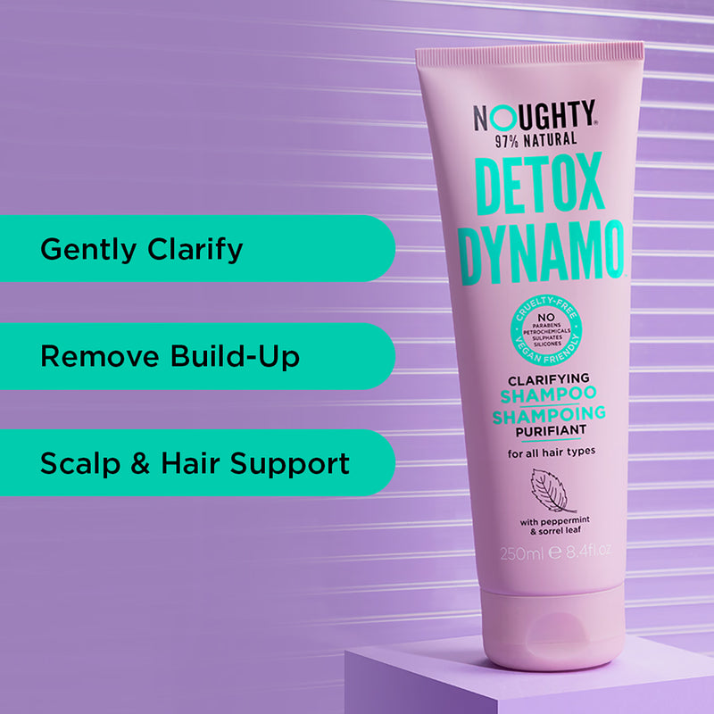 Noughty Detox Dynamo clarifying shampoo 250ml (British brand)