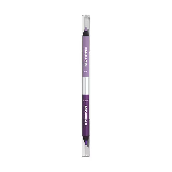 Morphe Bi-Liner Dual-Ended Gel Pencil Now Or Later, imported from the UK