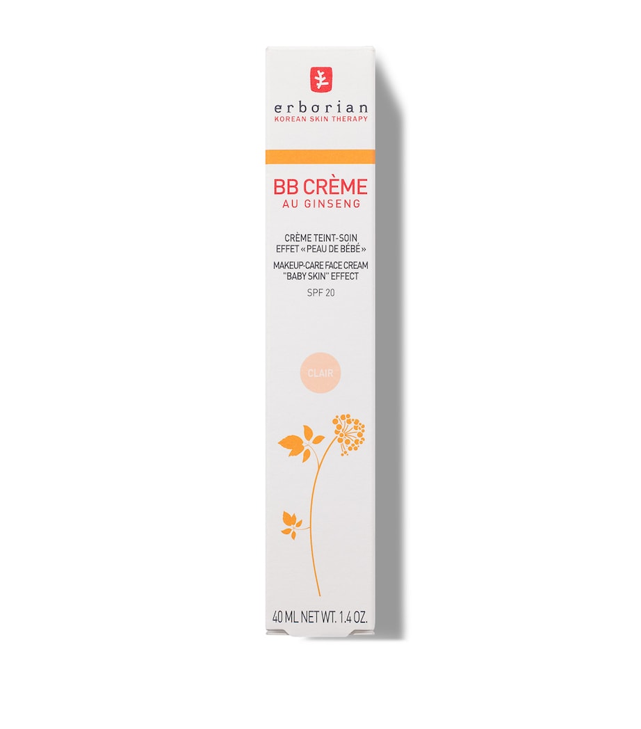 Erborian BB Crème au Ginseng 40ml, imported from the UK