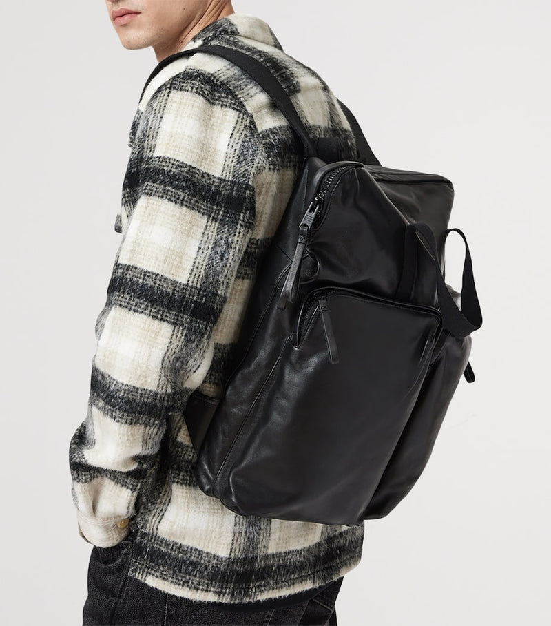 AllSaints Haven Force sheepskin backpack - British product