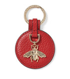 Aspinal Of London Leather Bee Keyring