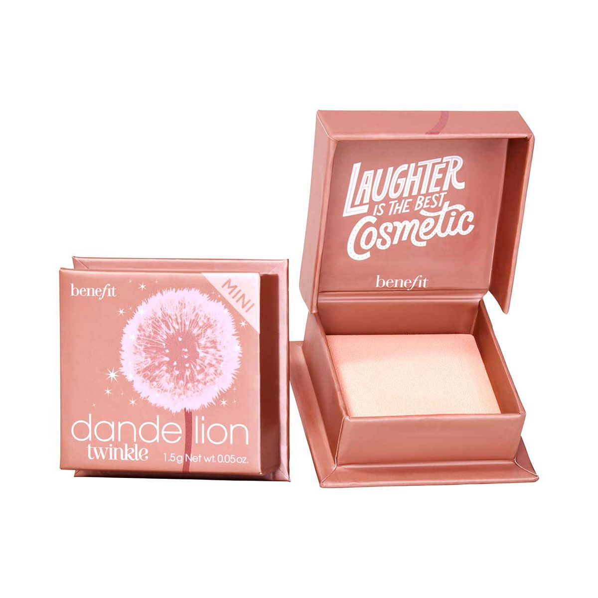 Benefit Mini Dandelion Twinkle Soft Nude-Pink Glow Highlighter GOODS Boots   