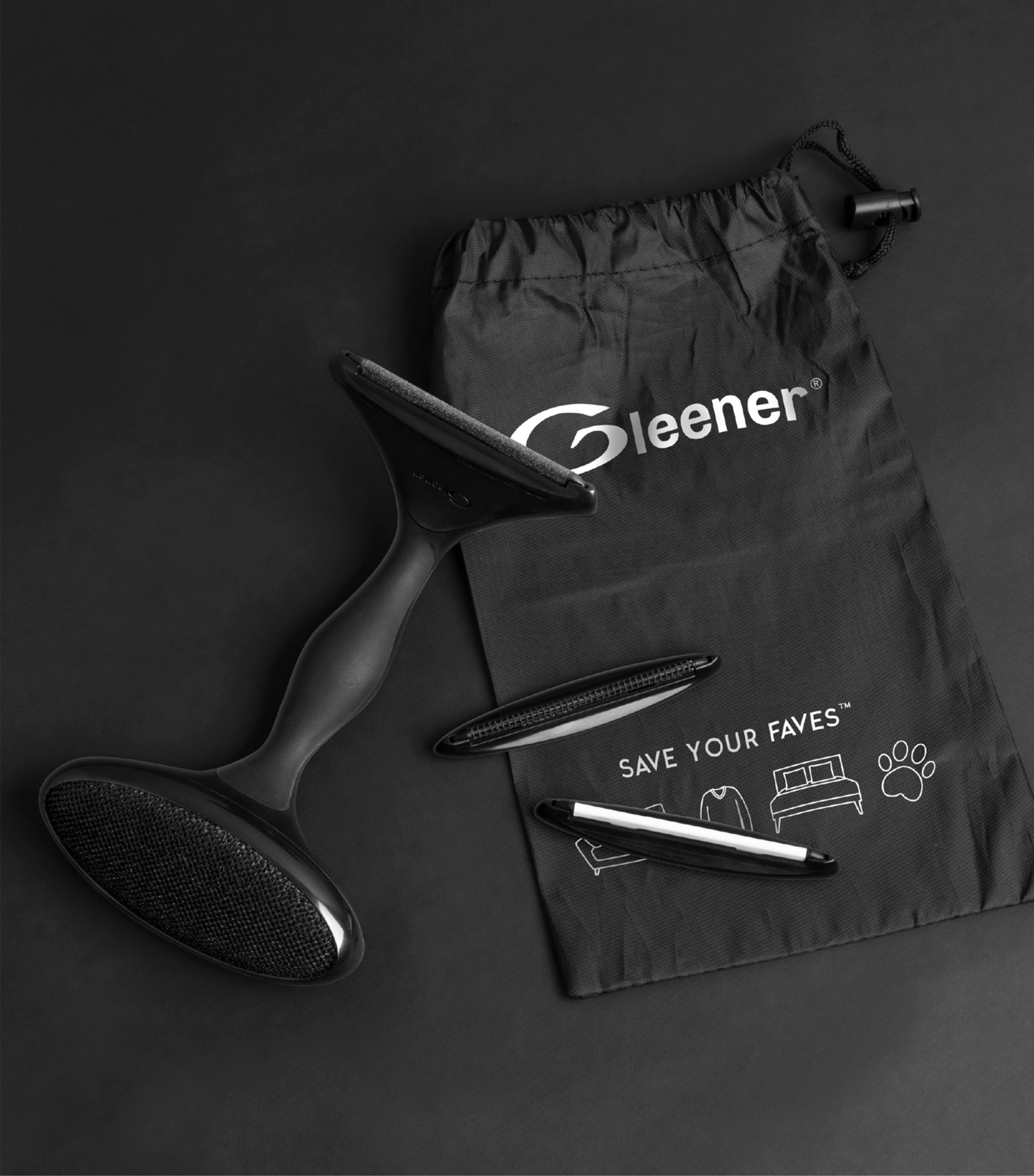 Gleener 4-in-1 battery-free fabric shaver (British brand)
