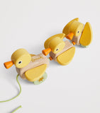 Harrods duckling pull-along wooden toy, UK version