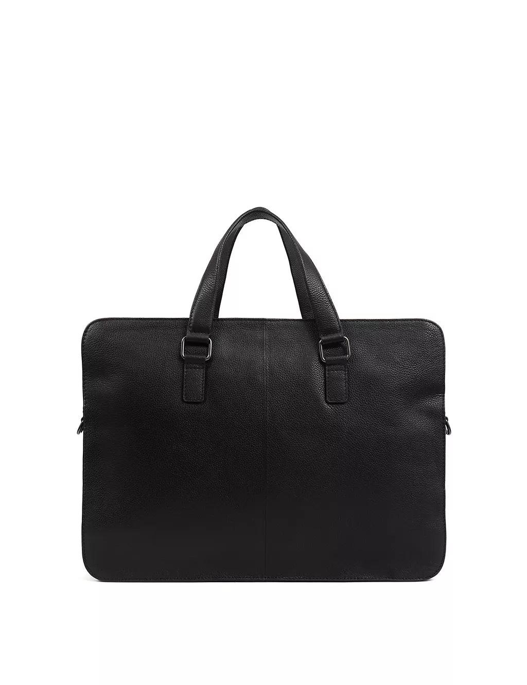 Leather Pebble Grain Messenger Bag GOODS M&S   