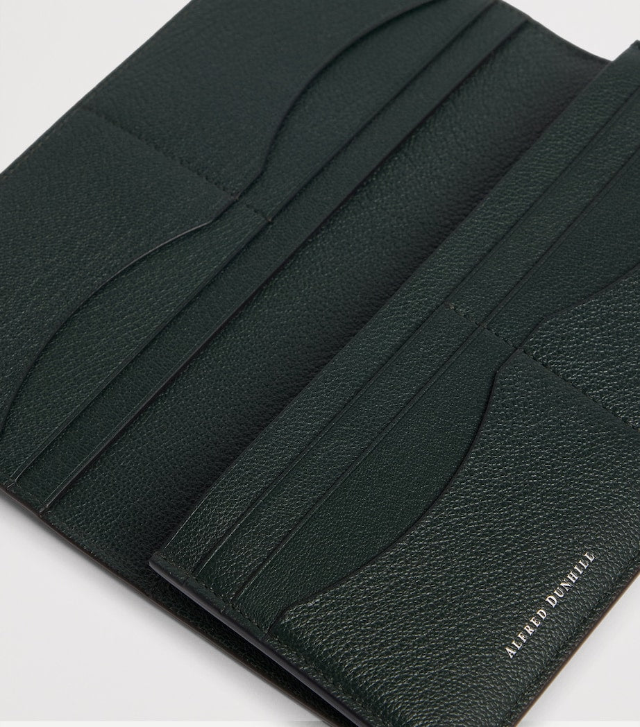 Dunhill Alfred Long Capra Leather Wallet (British brand)