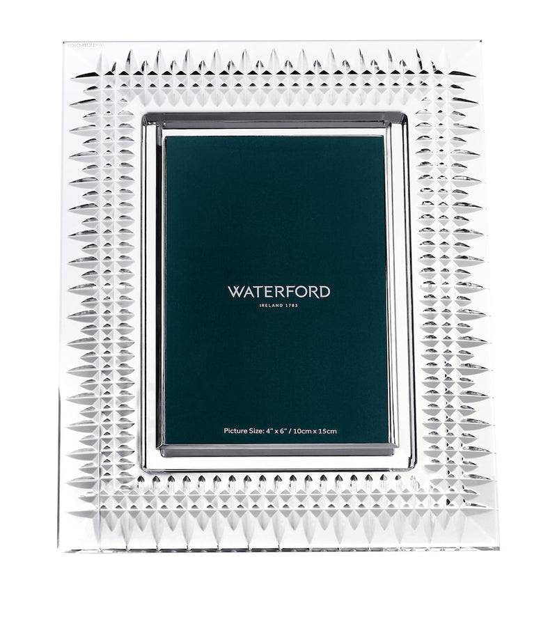 Waterford Lismore diamond picture frame 4x6, imported from the UK