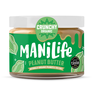 Holland & Barrett Manilife Organic Peanut Butter 275 g- Buy online at McGrocer