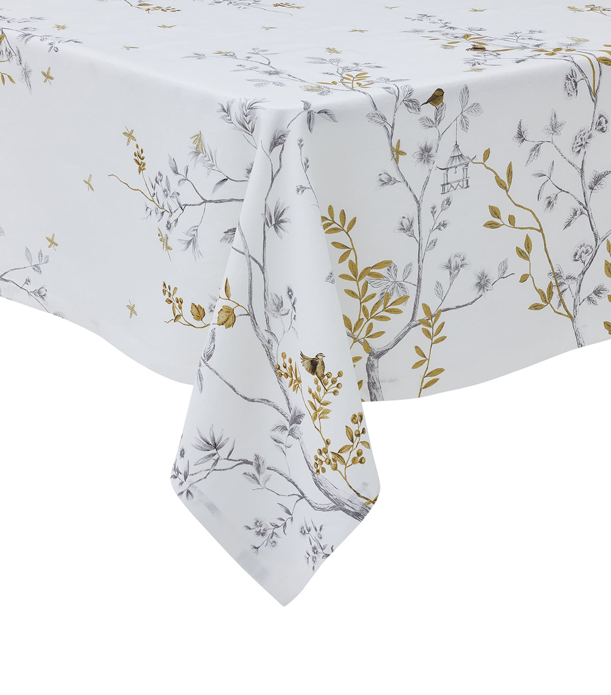 Alexandre Turpault Linen Botanical Tablecloth 170cm x 380cm - British product