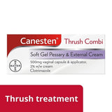 Canesten Thrush Combi Soft Gel Pessary & External Cream 500mg GOODS Superdrug   