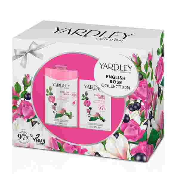 Yardley London English Rose body powder and soap collection (British brand)