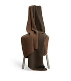 Oyuna Cashmere Mandu Throw 180cm x 120cm, imported from the UK