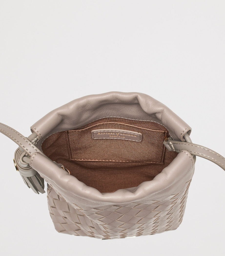 Aspinal of London compact Soho leather cross-body pouch - British brand