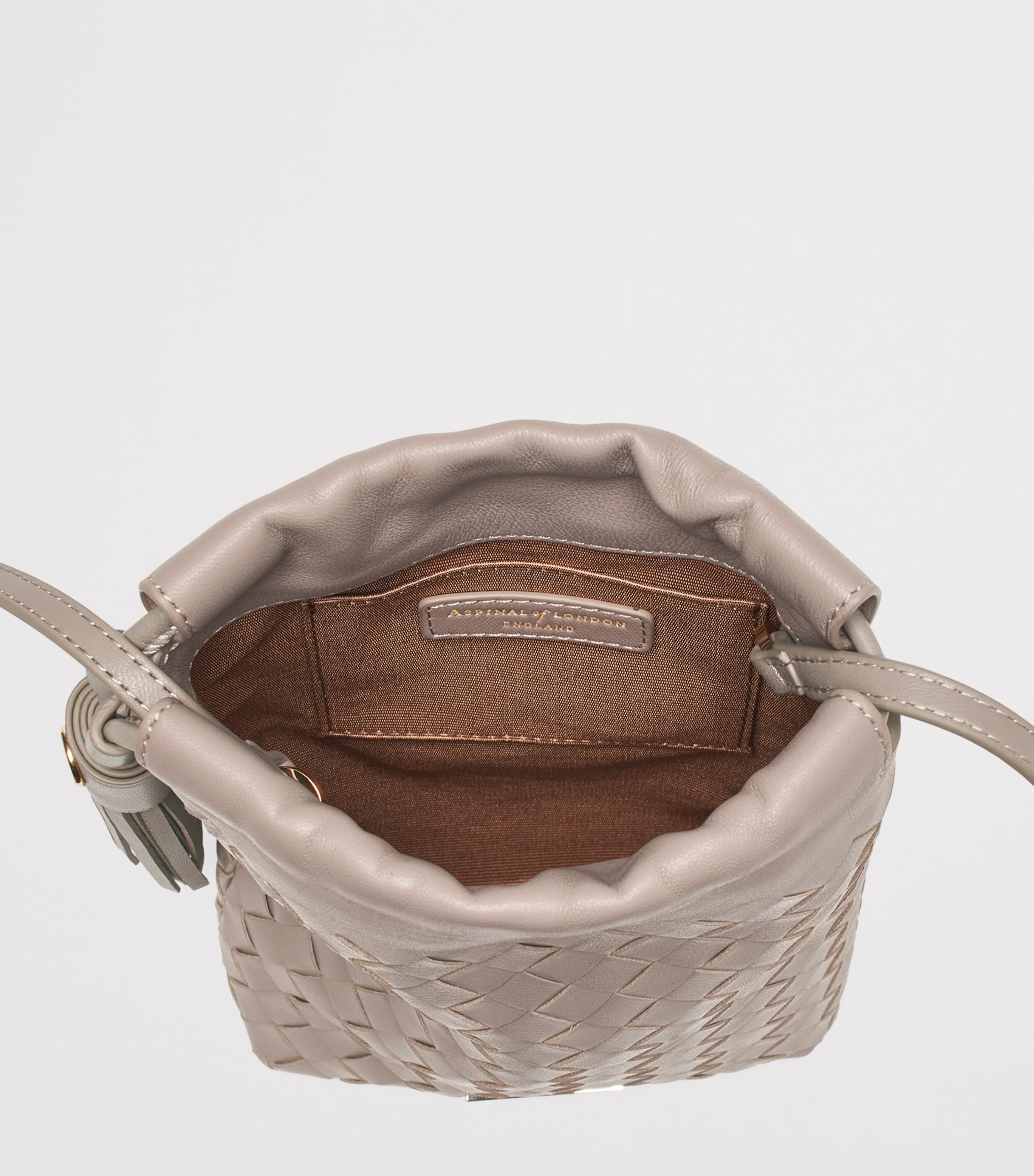 Aspinal of London compact Soho leather cross-body pouch - British brand