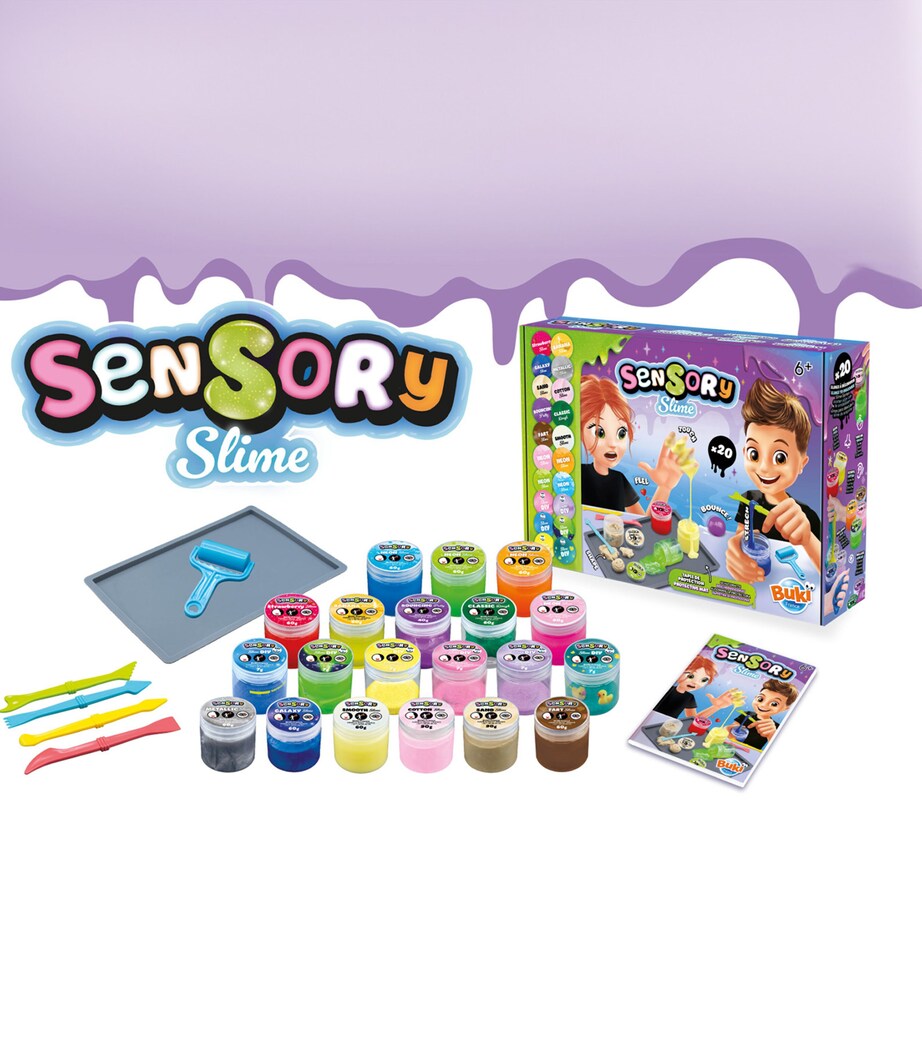 Sensory Experiments Toy Kit with 20 Textures and Tools for Ages 6+