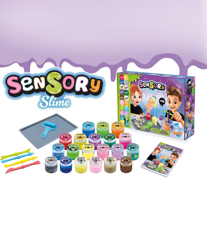 Sensory Experiments Toy Kit with 20 Textures and Tools for Ages 6+