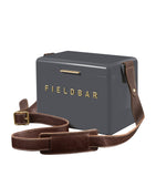 Fieldbar mini bar cooler box with leather sling 4L - British product