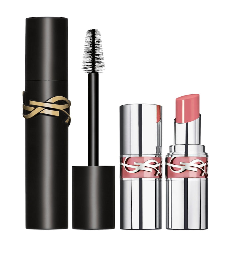 YSL makeup gift set Lash Clash mascara and Loveshine lipstick, imported from the UK