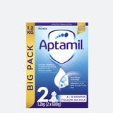 Aptamil 2 Follow On Milk 6-12 Months   2 x 600g GOODS M&S   