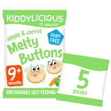 Kiddylicious Apple & Carrot Melty Buttons Baby Snacks Multi   5 x 6g GOODS M&S   