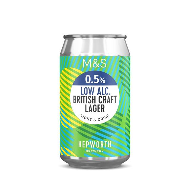 M&S Low Alcohol British Craft Lager   330ml