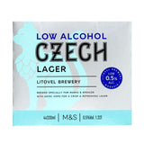 M&S Low Alcohol Czech Lager   4 x 330ml GOODS M&S   