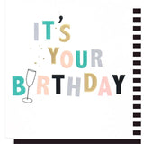 Caroline Gardner Bubbly Birthday Card GOODS M&S   