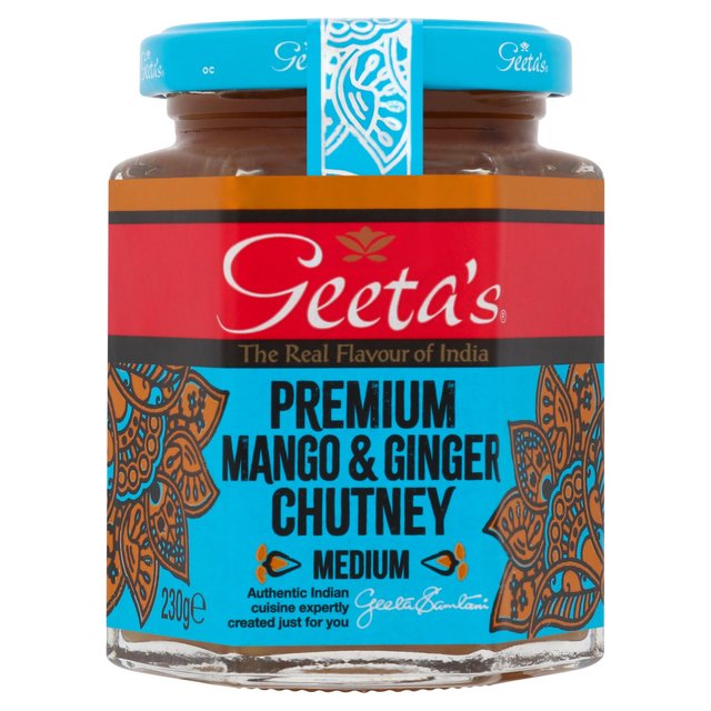 Geeta's Premium Mango & Ginger Chutney   230g GOODS M&S   