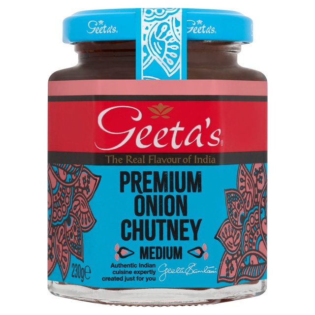 Geeta's Premium Onion Chutney   230g GOODS M&S   