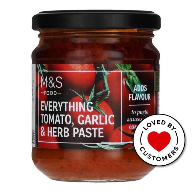 M&S Everything Tomato Garlic & Herb Paste   190g