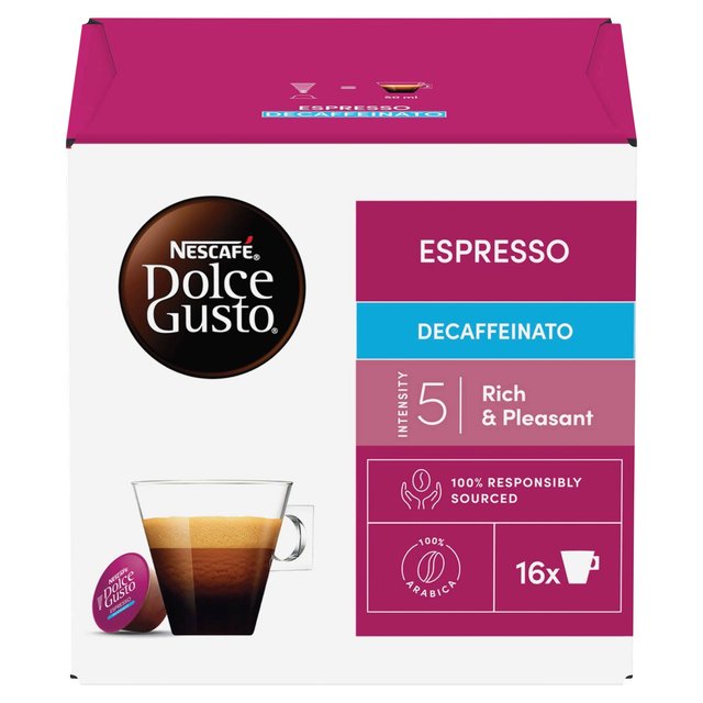 Nescafe Dolce Gusto Espresso Decaf Blue   16 per pack GOODS M&S   