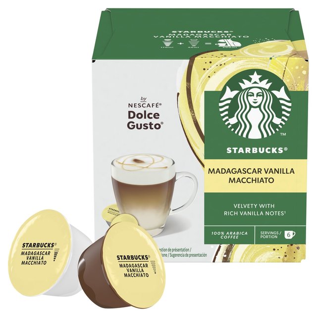 Starbucks by Nescafe Dolce Gusto Vanilla Macchiato    12 per pack GOODS M&S   