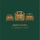 Absolute Classic Cars Birthday Card GOODS M&S   