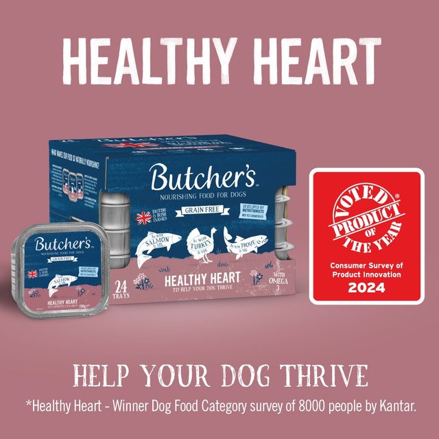 Butcher's Healthy Heart Dog Food Trays    24 x 150g GOODS M&S   