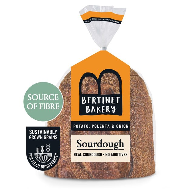 Bertinet Potato Polenta & Onion Sourdough   500g GOODS M&S   