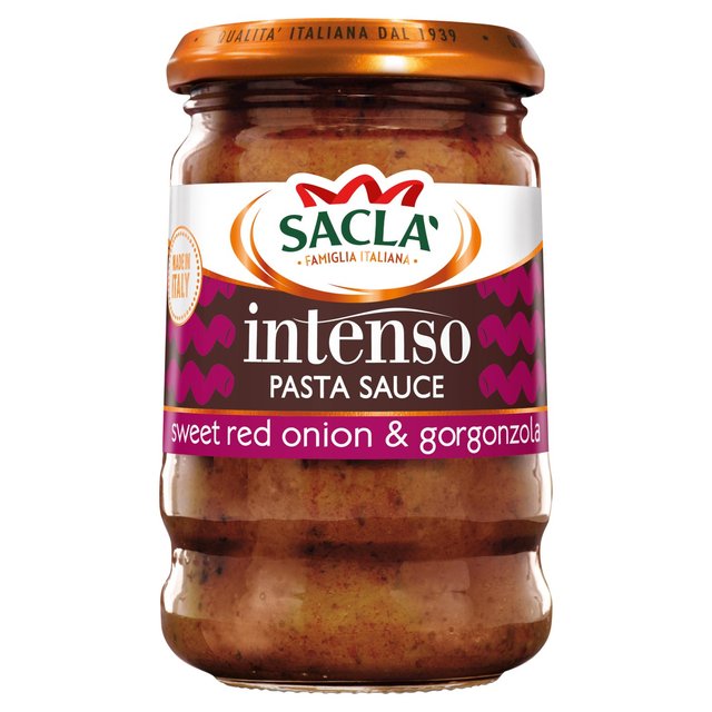 Sacla' Sweet Red Onion & Gorgonzola Intenso Stir-in   190g GOODS M&S   