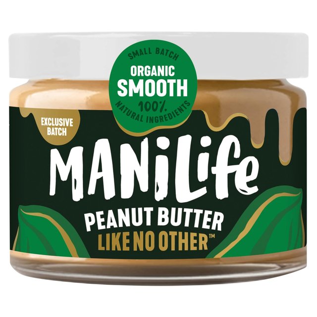 ManiLife Organic Smooth Peanut Butter    275g GOODS M&S   