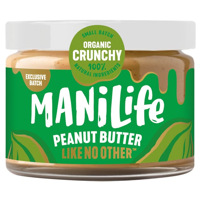 ManiLife Organic Crunchy Peanut Butter    275g