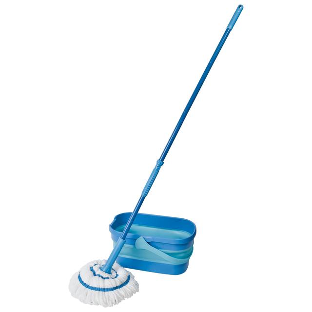 Spontex Twist Mop & Bucket Compact Kit GOODS M&S   