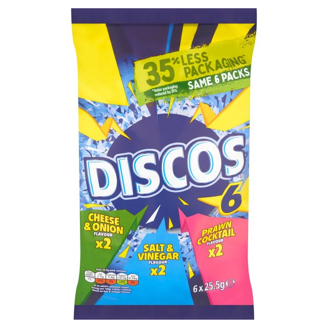 Discos Variety Multipack Crisps   6 x 25.5g GOODS M&S   