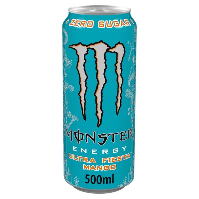 Monster Energy Drink Ultra Fiesta Mango Zero Sugar   9 x 500ml GOODS M&S   