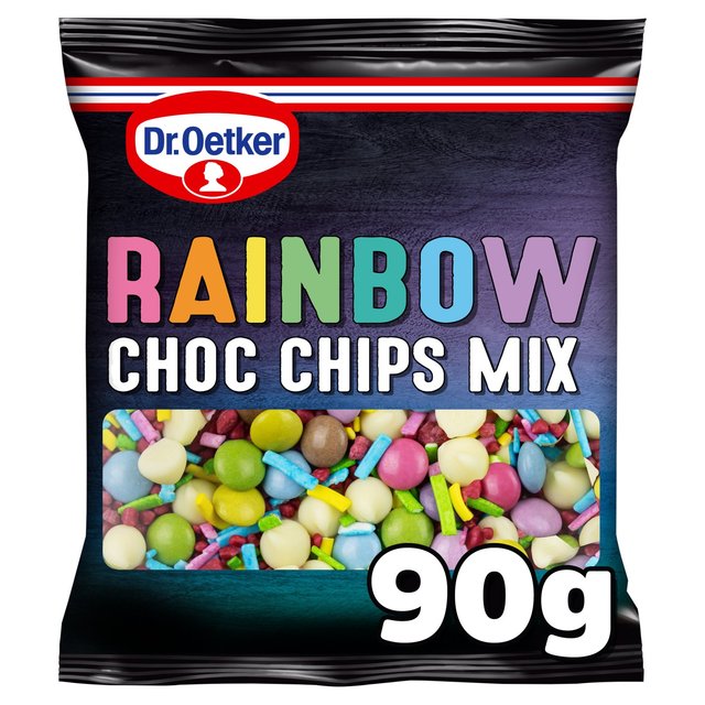 Dr. Oetker Rainbow Chocolate Chips Mix   90g GOODS M&S   