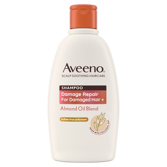 Aveeno Damage Repair Almond Oil Blend Shampoo for Damaged Hair   300ml GOODS M&S   