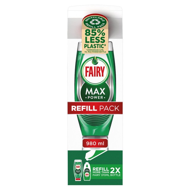 Fairy Max Power Antibac Original Washing Up Liquid   980ml GOODS M&S   