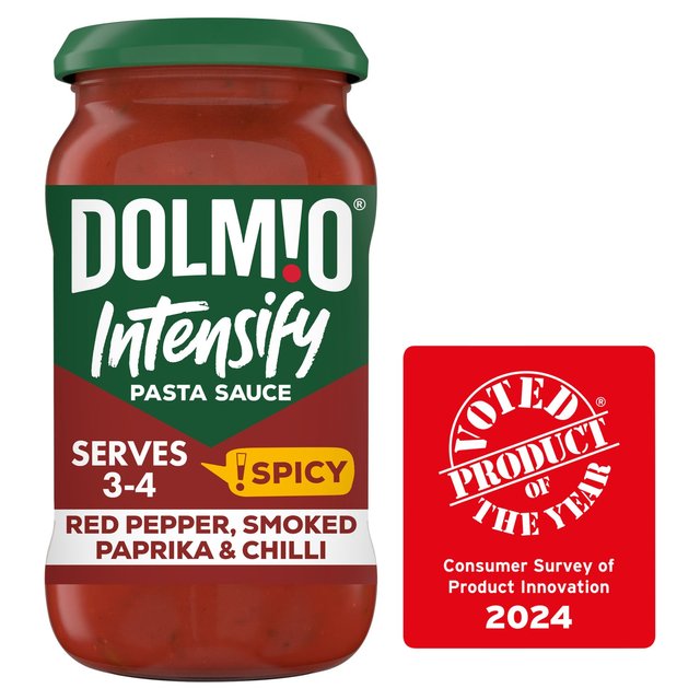 Dolmio Intensify Spicy Red Pepper Smoked Paprika & Chilli Pasta Sauce   400g GOODS M&S   